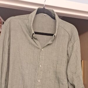 Men's Green Casual Shirt